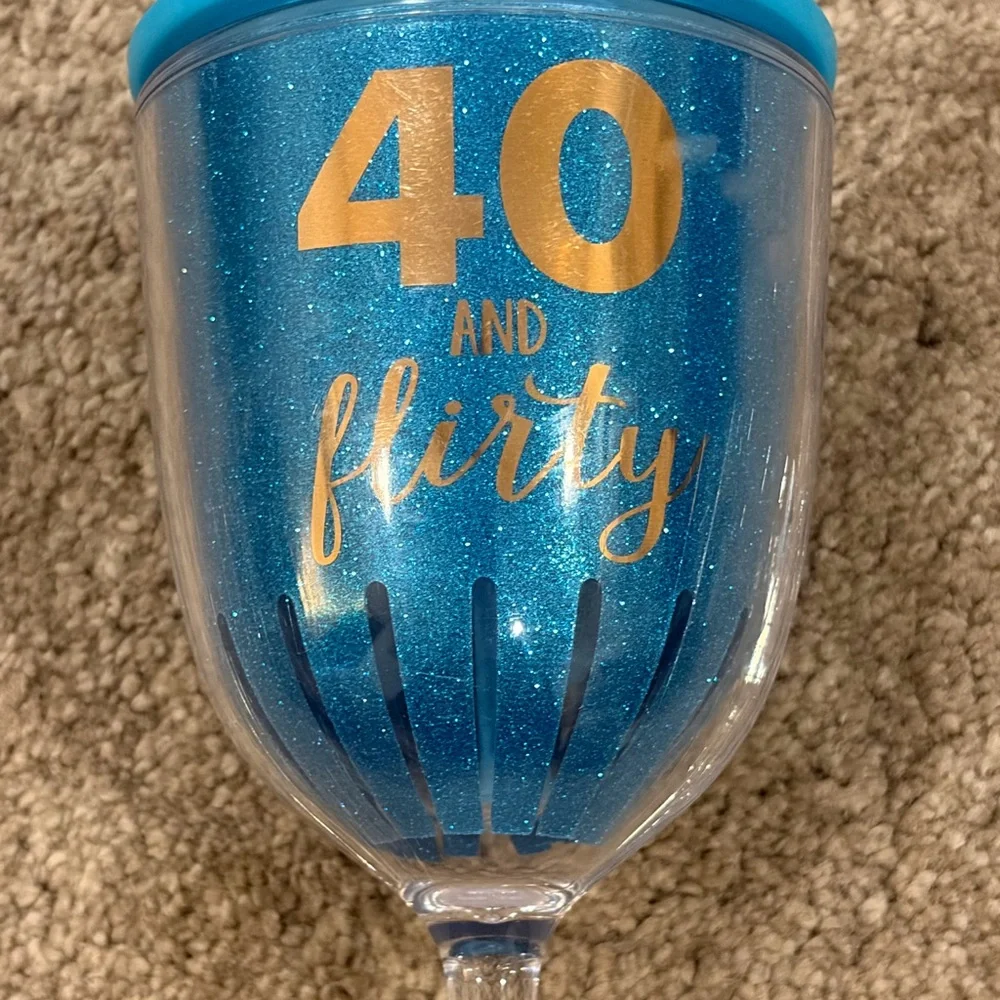 40th Birthday 40 & Flirty Cup